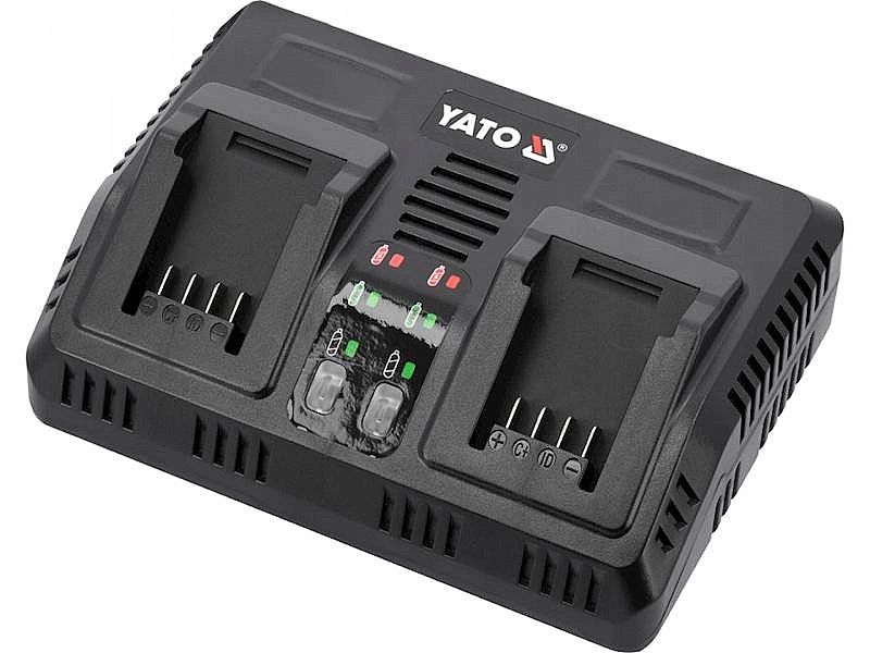 Ładowarka Podwójna Do Akumulatorów Systemu 18v 2.2a Yt- Yato