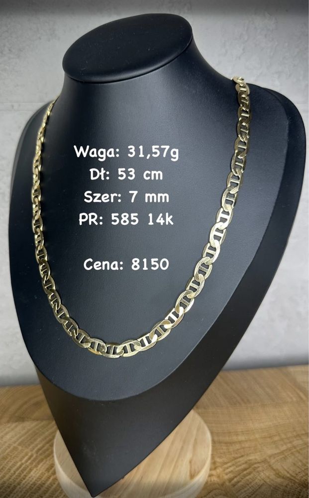 Złoty łańcuszek GUCCI