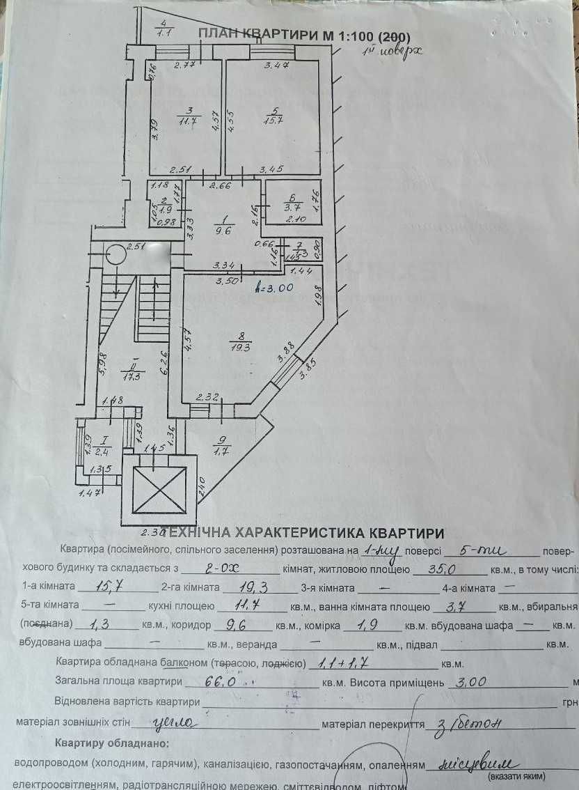 Продаж 2 кім квартири в зданій новобудові по вул Петлюри