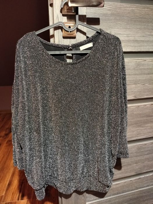 Bluzka damska brokatowa