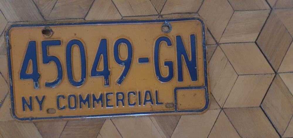 New York tablica rejestracyjna USA oryginal