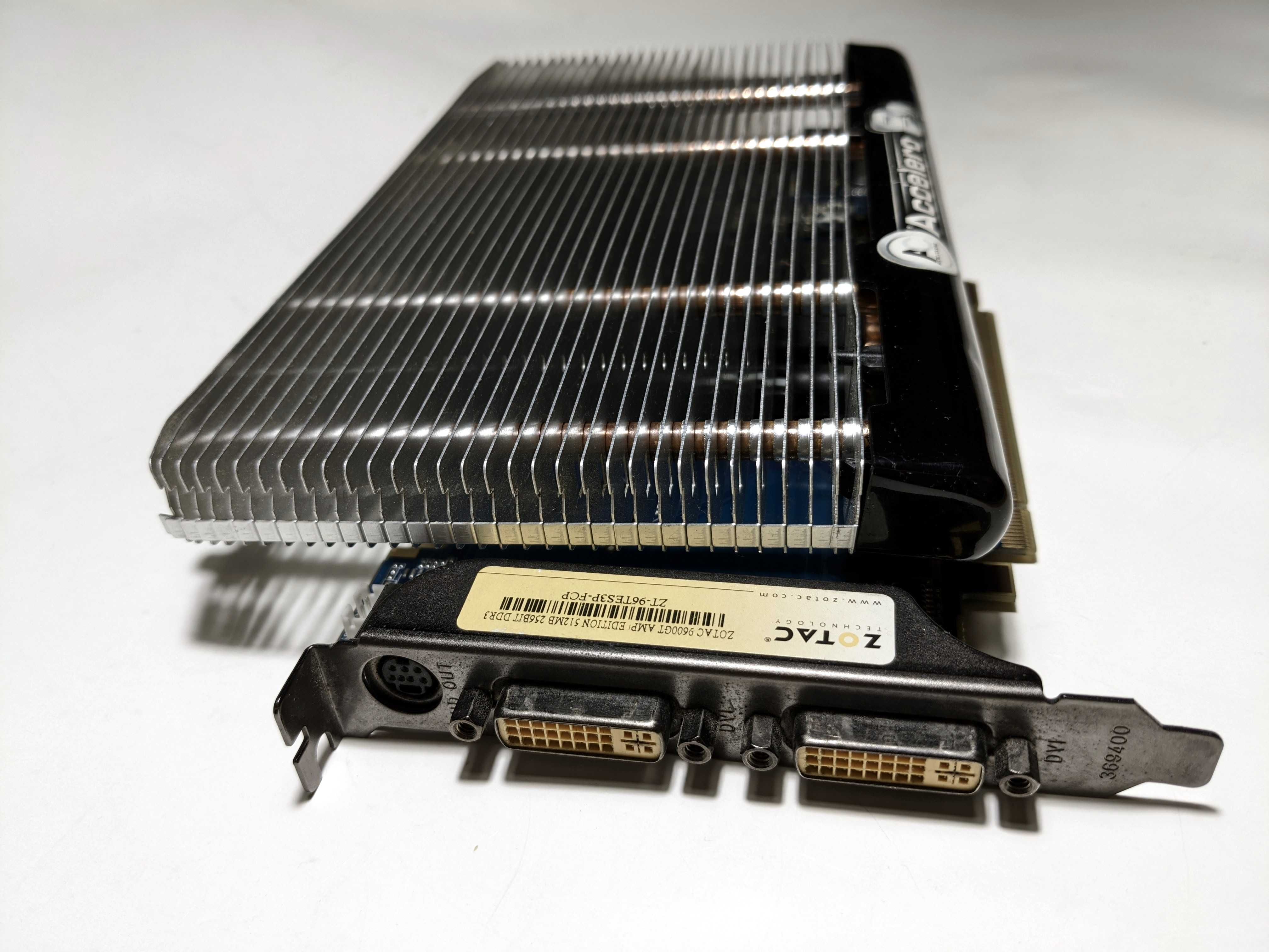 Geforce 9600GT Zotac AMP! Edition + Chłodzenie Accelero S1 + DVI