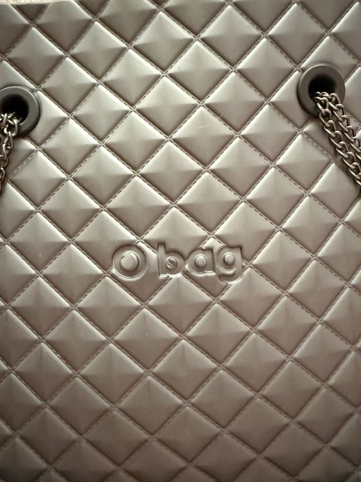 Obag szary z futerkiem