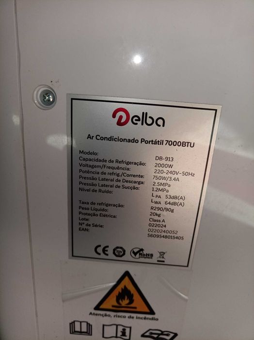 AC Portatil 7000BTU