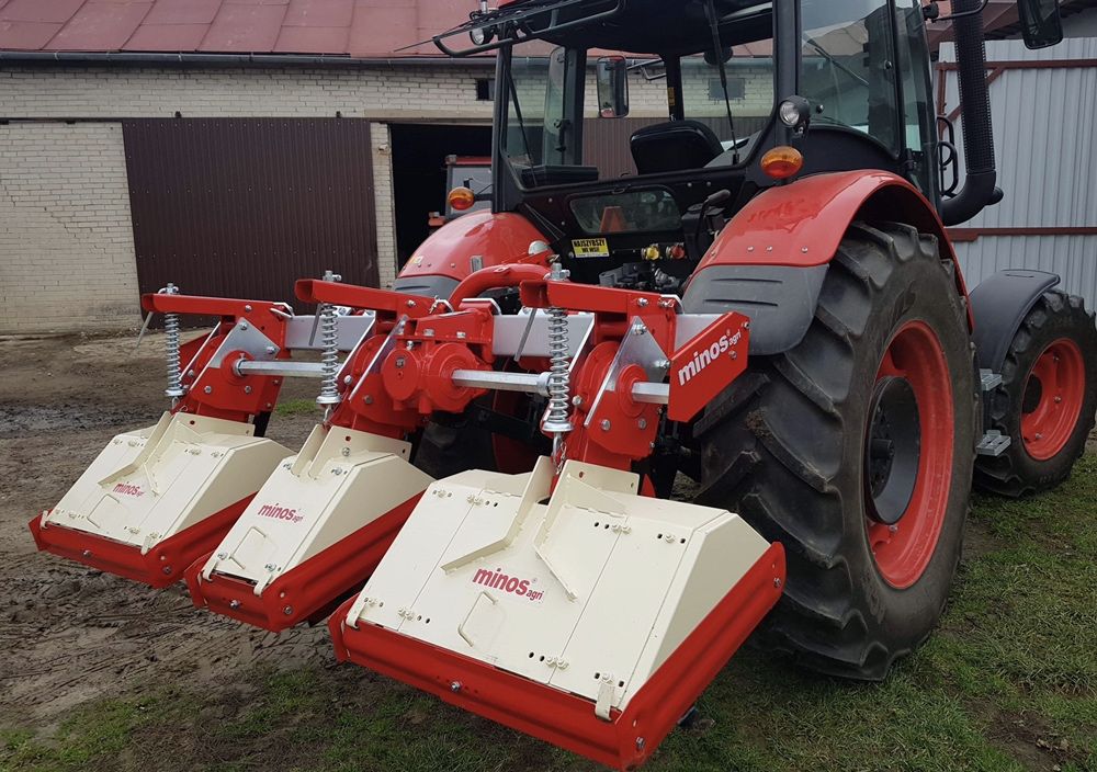 Glebogryzarka Międzyrzedowa 3 Sekcyjna Minos Agri do Truskawek Okazja