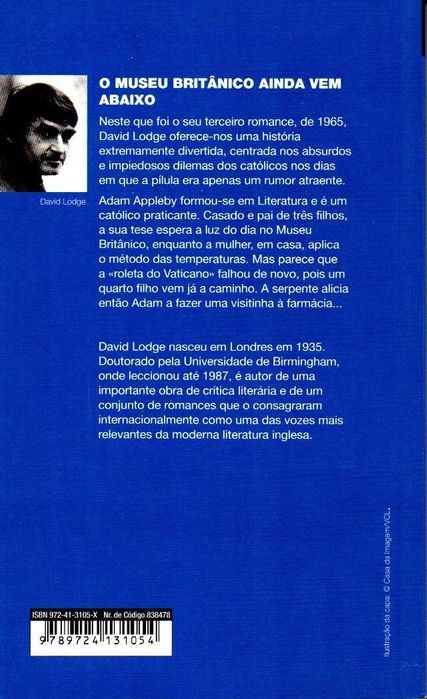 Livro - O Museu Britânico Ainda Vem Abaixo - David Lodge