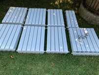 Conjunto de 8 radiadores