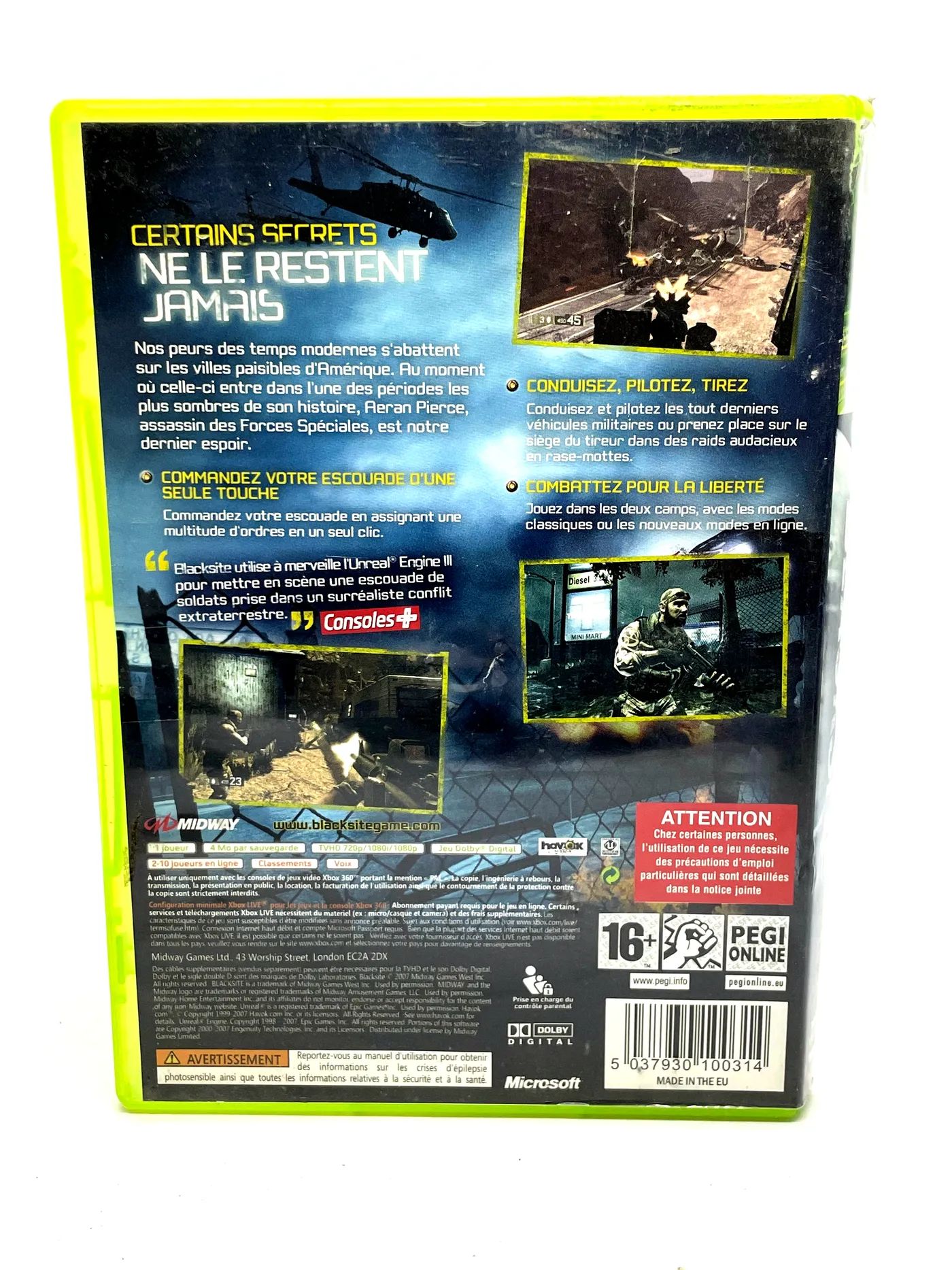 Blacksite Xbox 360 Po Angielsku