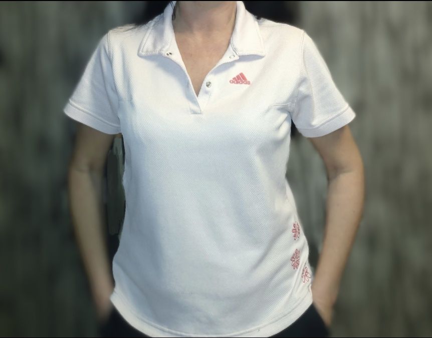 Рожеве поло "Adidas"