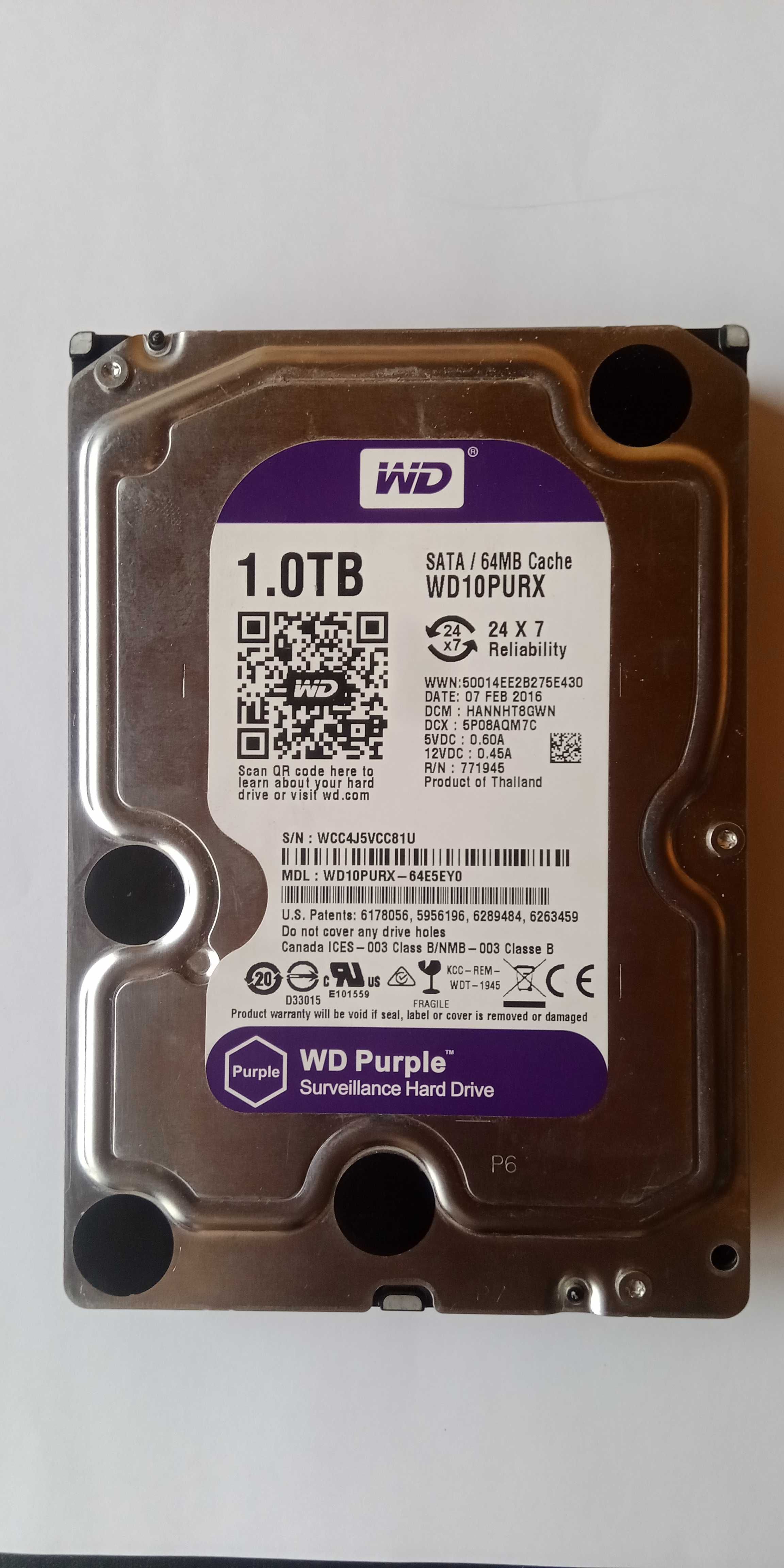 HDD Western Digital Purple WD10PURX