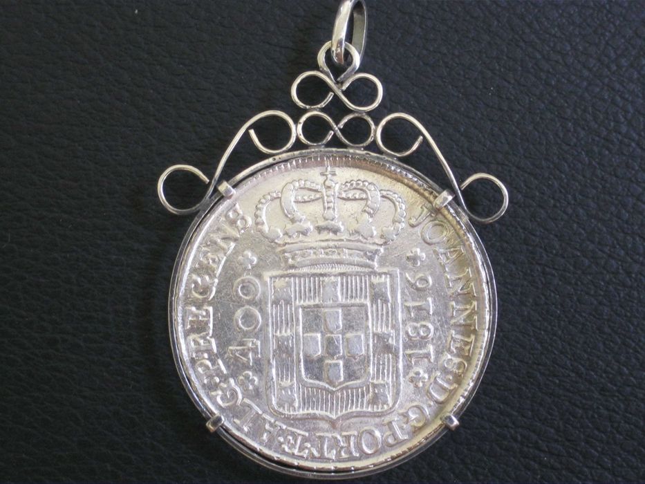 Aro Artesanal em Prata Lei 835. para Moedas Antigas