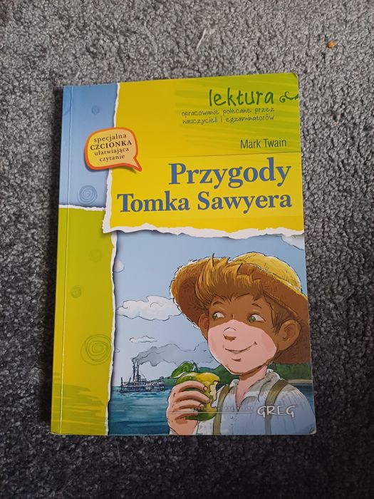 Książka z opracowaniem " Przygody Tomka Sawyera"