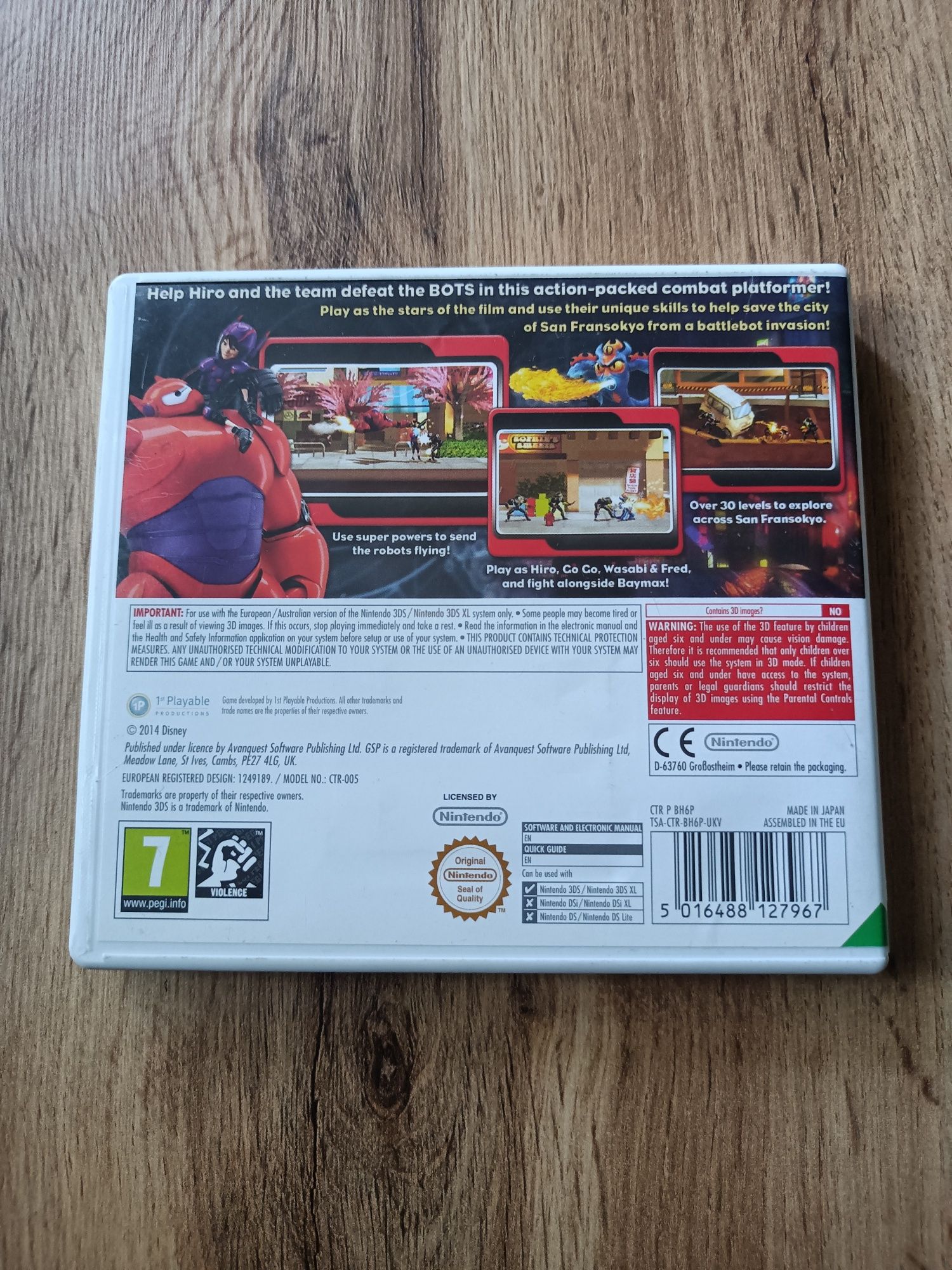 Big Hero 6 Battle In the Bay Nintendo 3DS