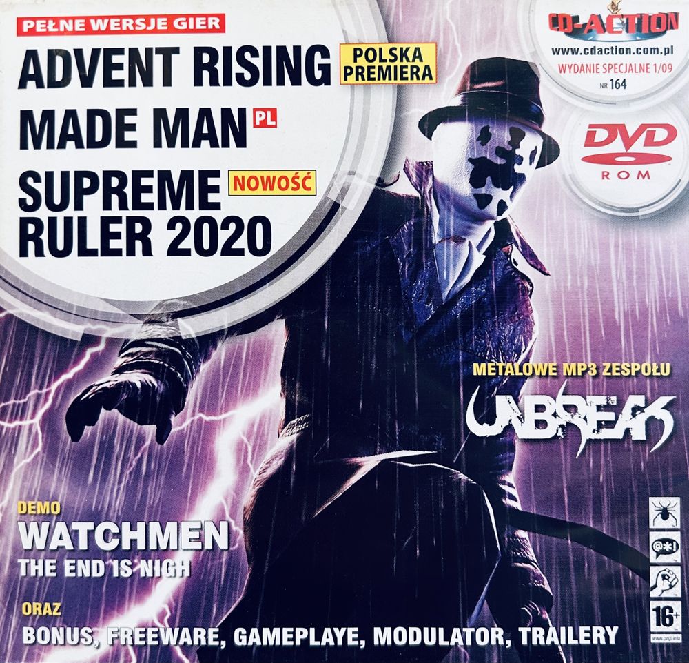 Gry CD-Action DVD nr 164: Advent Rising, Made Man PL, Supreme Ruler 20