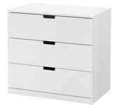 Komoda Ikea Nordli 3 szuflady 80x76 cm