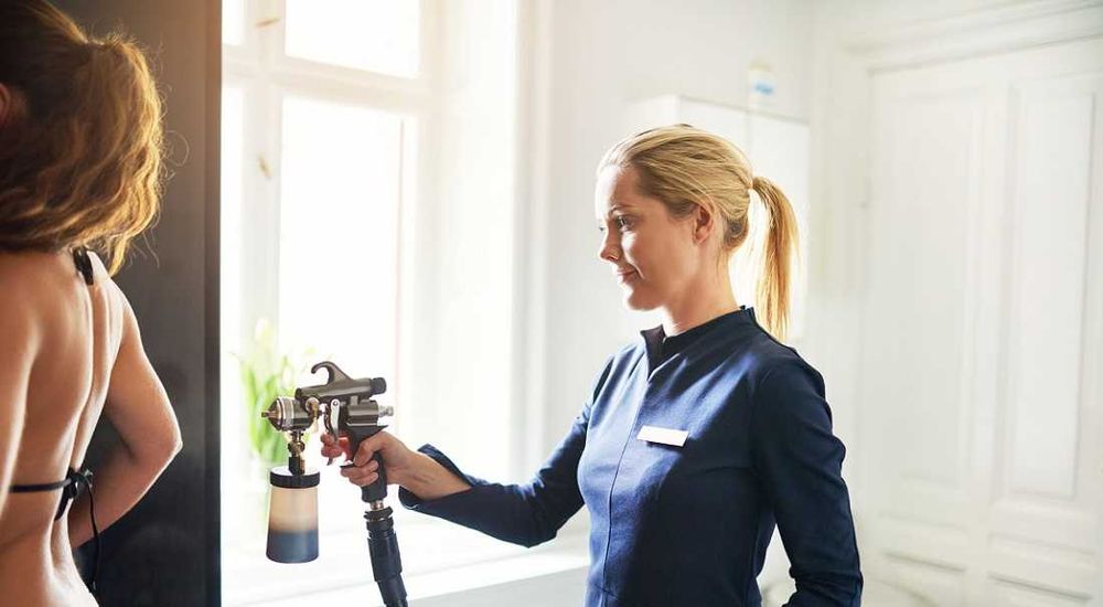 Bronzeamento Artificial Móvel - Spray Tan. Seu bronze em 20 minutos!