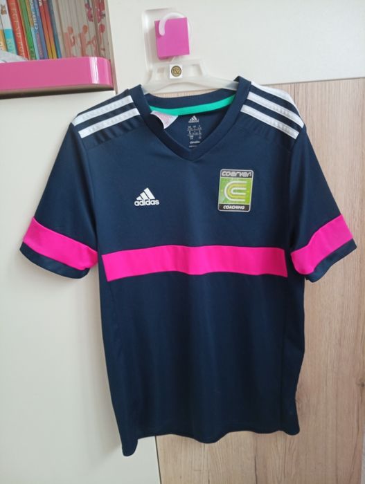 Koszulka sportowa t-shirt adidas 164, piękna głęboki kolor