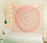 raajsee boho mandala gobelin ozdoba na ścianę