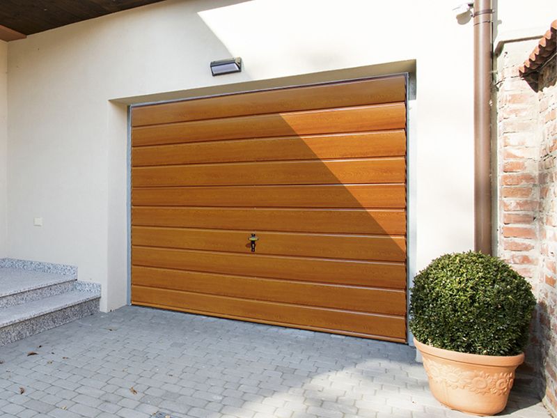 Brama garażowa Z OKIENKAMI - UCHYLNA bramy garażowe na każdy wymiar