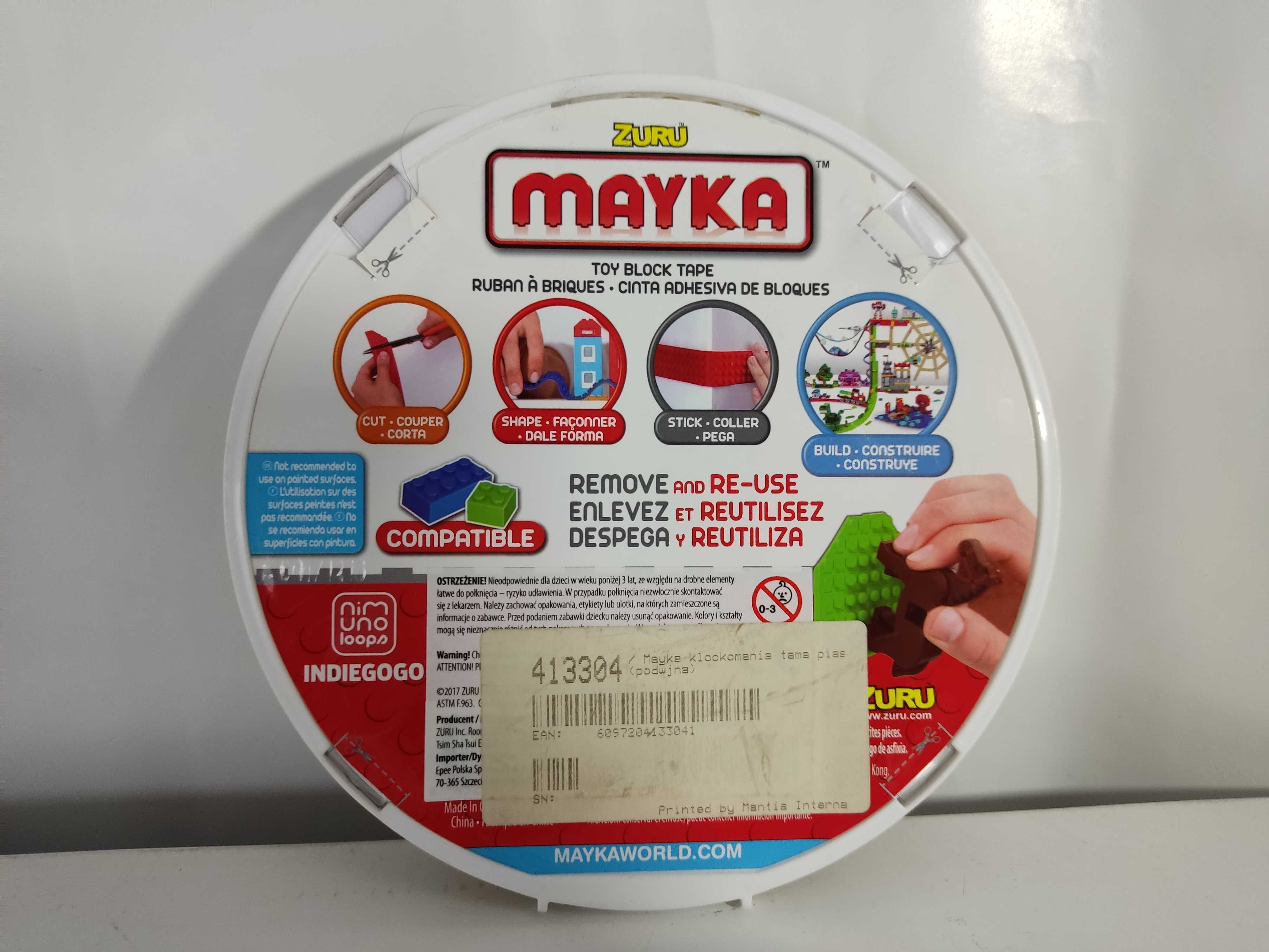 !Nowa! Taśma 2m MAYKA do klocków 2 pin - piaskowa LEGO Tychy