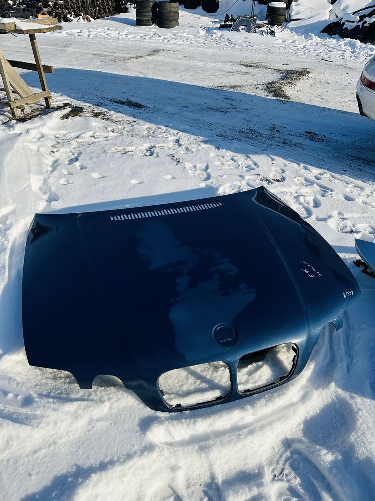 BMW E46 компакт капот Синій е46 Compact шрот