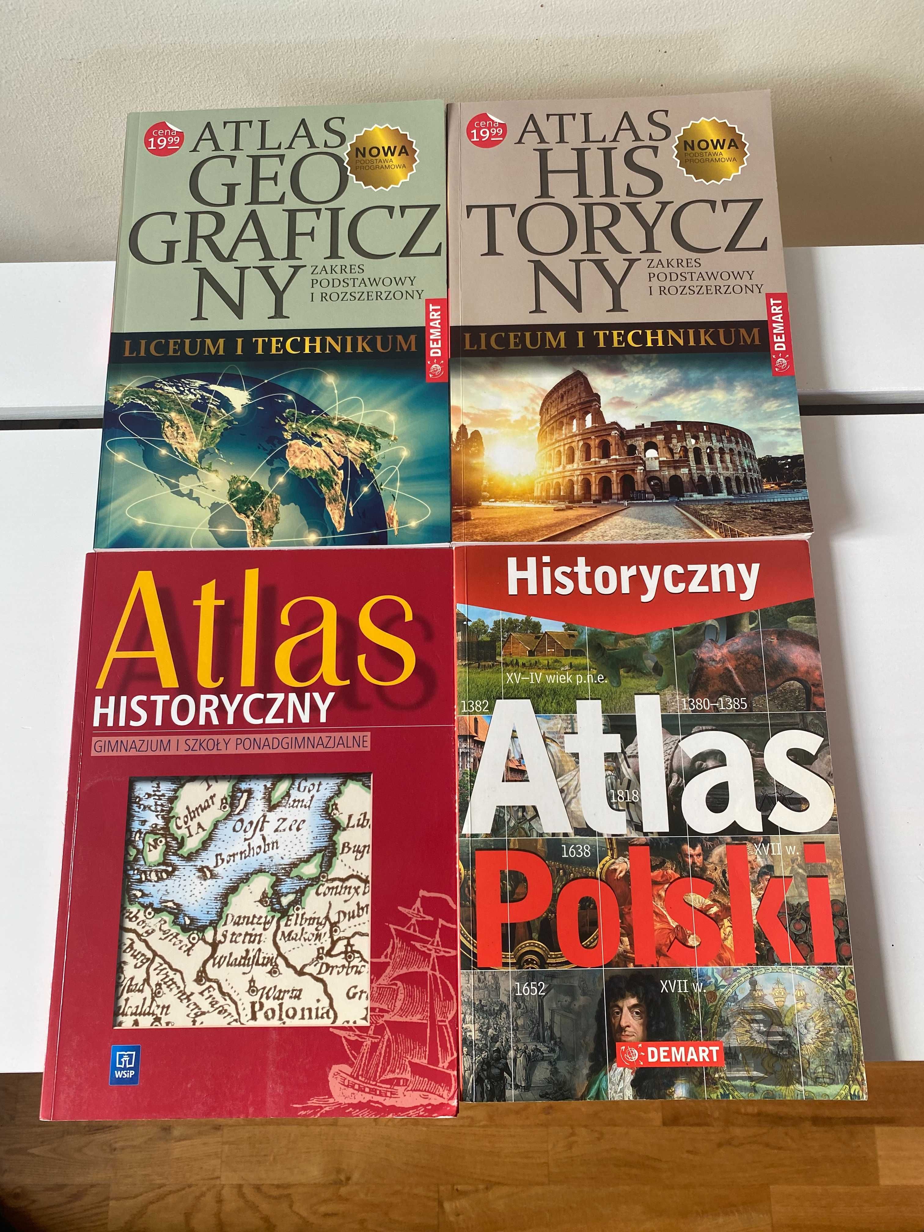 Atlasy maturalne historia i geografia