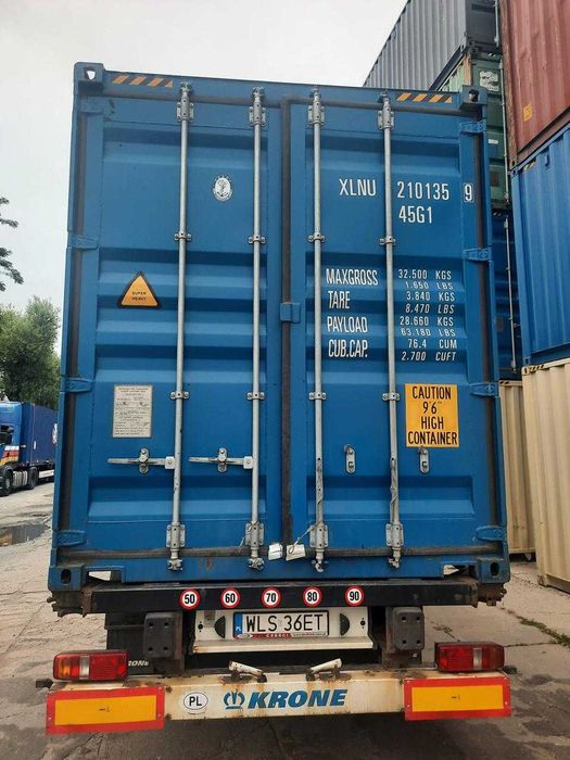 Kontener Morski Magazynowy 40 HC Two Way 2,9 wysoki + Transport HDS