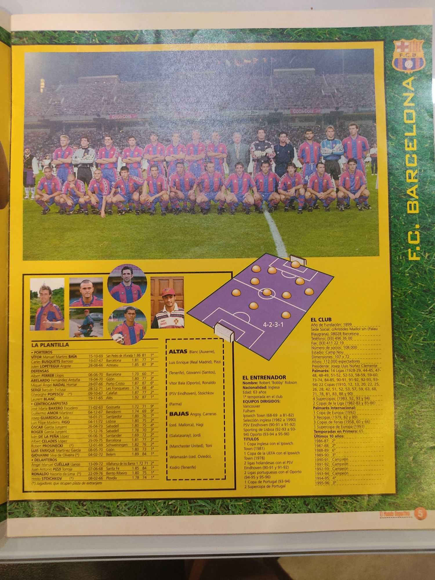 Revista liga Espanha 1996 /97