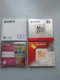 4x Minidisc tdk sony fabrycznie nowy FOLIA Japan