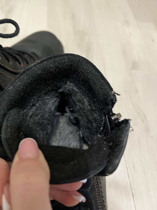 Шкіряні зимні ботінки