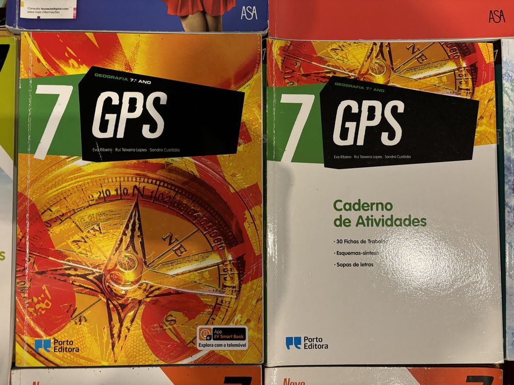Manuais escolares, livros do 7 ano
