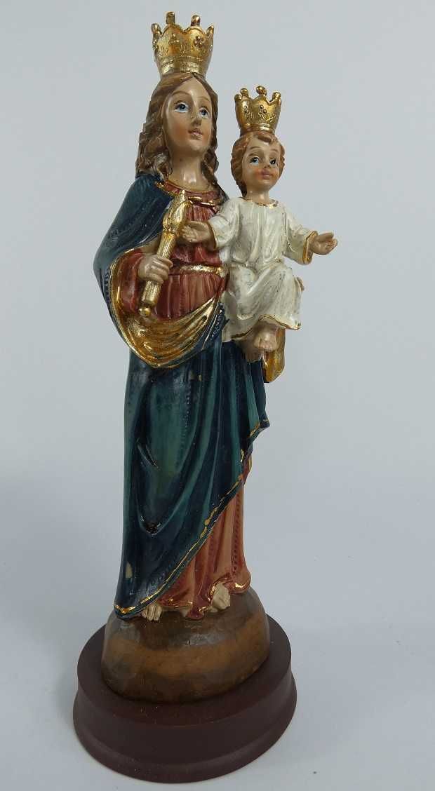 Figura Maryja Królowa z Dzieciątkiem JEZUS 22cm