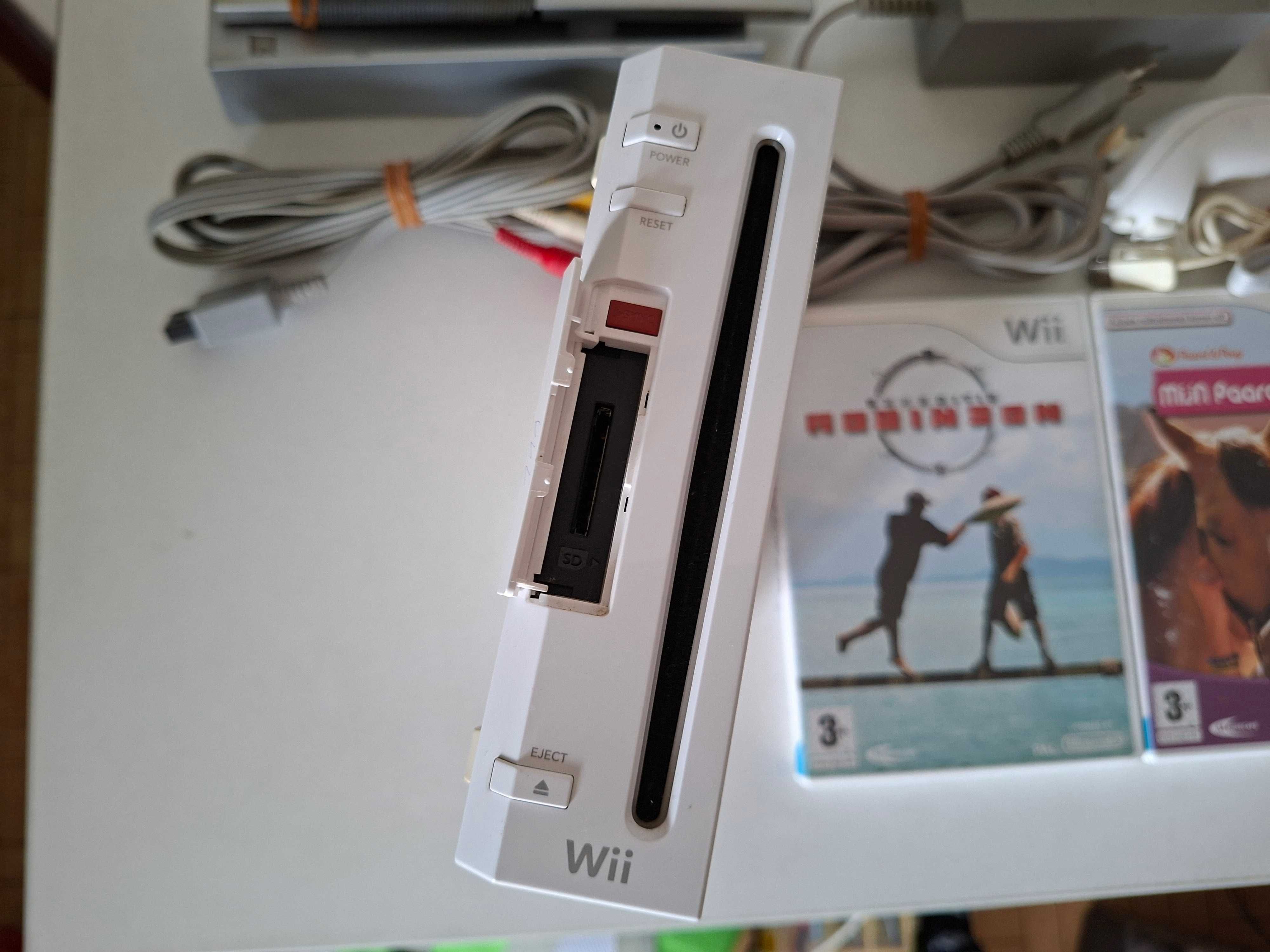 Nintendo Wii Branca 1º Modelo + 1 Comando + 3 jogos *100% Funcional*