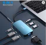 Adapter 8 w 1 USB C  to Hdmi, VGA,USB  Benfei USB C