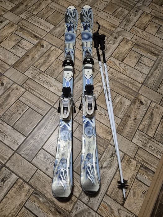Лижі К2 жіночі , 149см, б/в