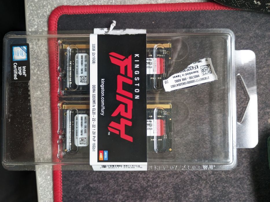 Kingston Fury 2x16 gb SO-DIMM