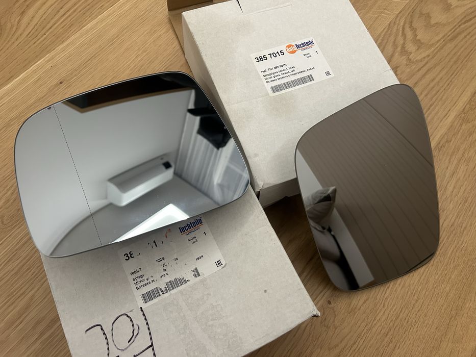 Оригінальні дзеркала  з підігрівом Volkswagen transporter T5 , caddy