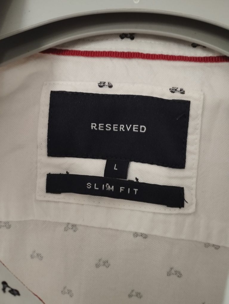 Męska koszulka Reserved r.L Slim fit