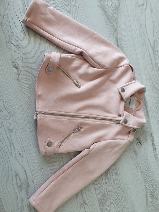 kurtka ramoneska blady róż 104 Reserved