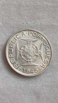 Moeda 50 avos 1945 Timor Bela