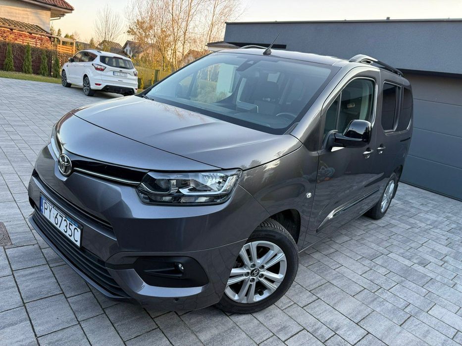 Toyota Proace City Verso 1.5HDI Zarejestrowana Jak Nowa 2023 Rok Kamera 360 Klimatronic 2Klucze