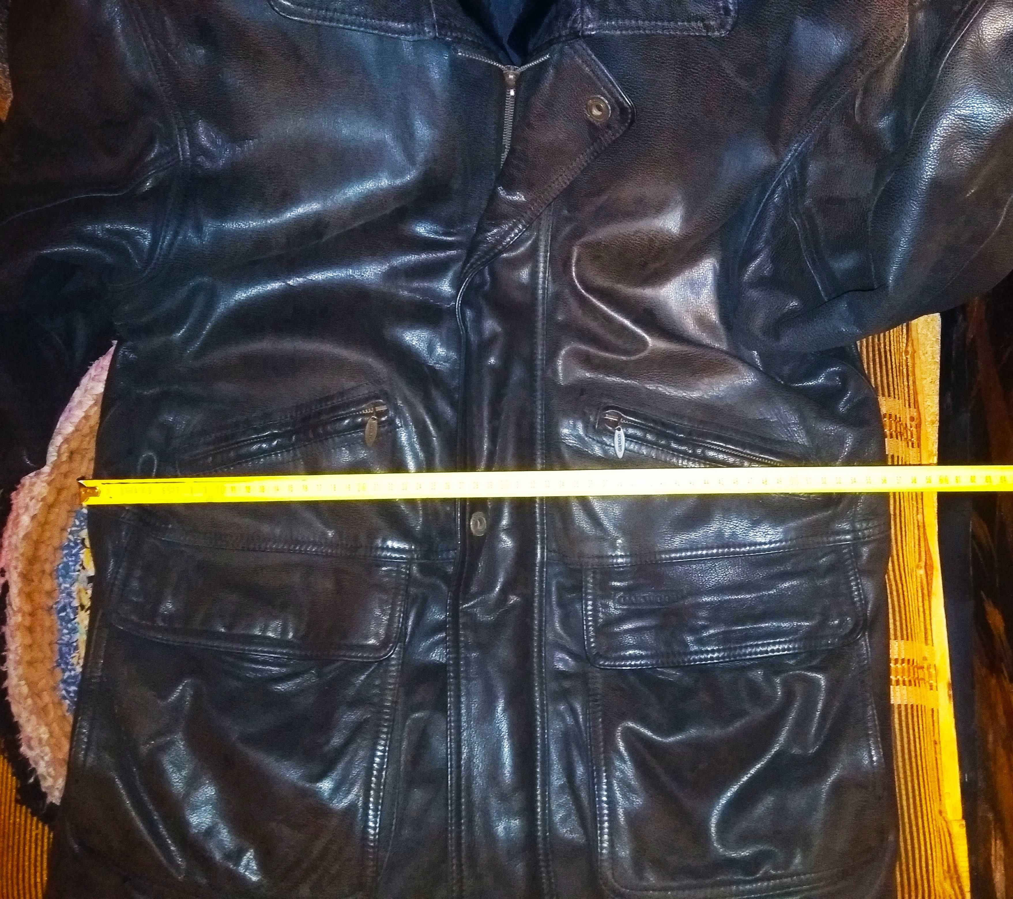 Кожаная куртка OAKWOOD р.52-54 зима беспл.дост.возм. шкіряна куртка