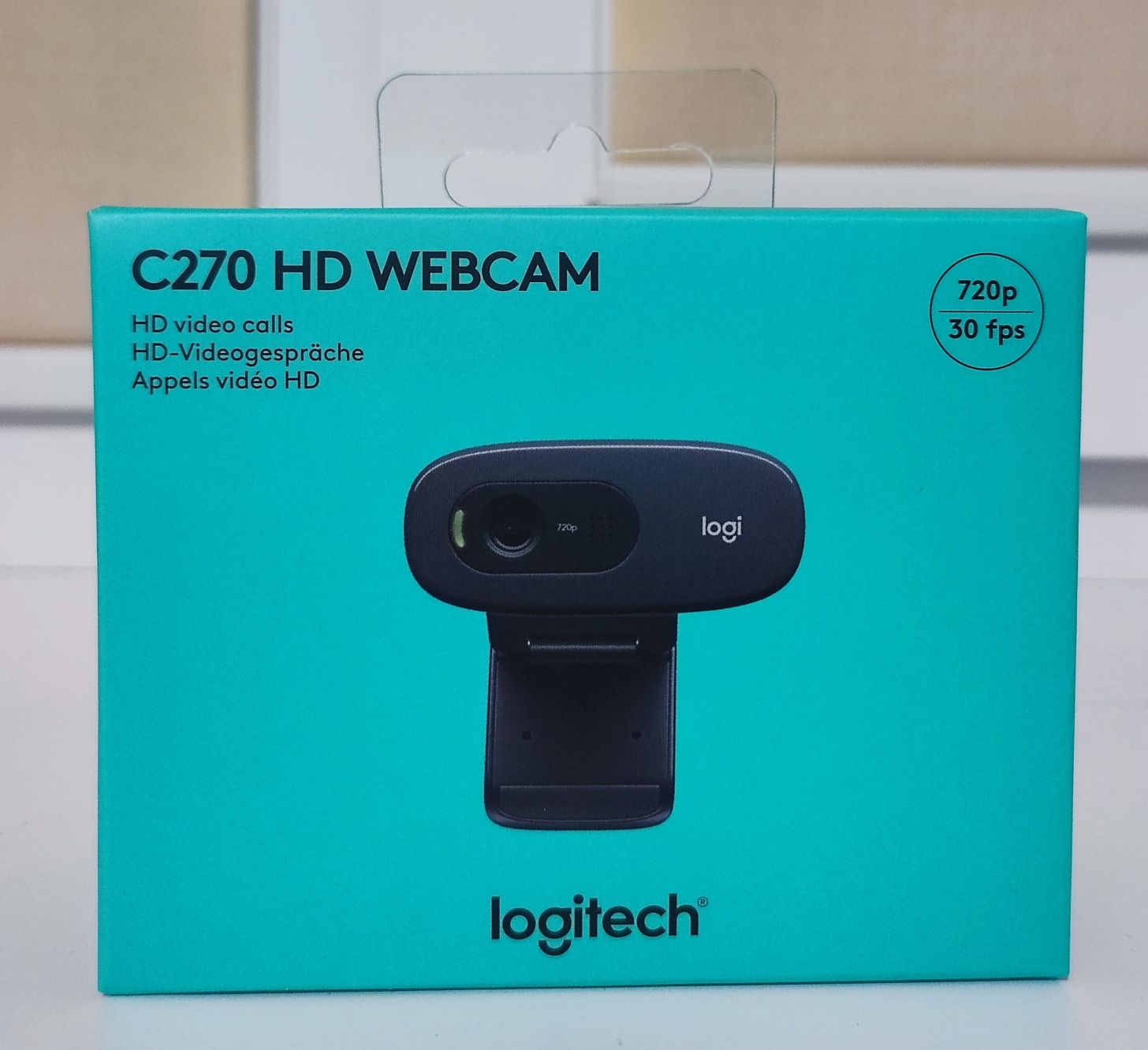 Веб-камера Logitech HD C270, вебкамера з мікрофоном, вебка для комп'ют