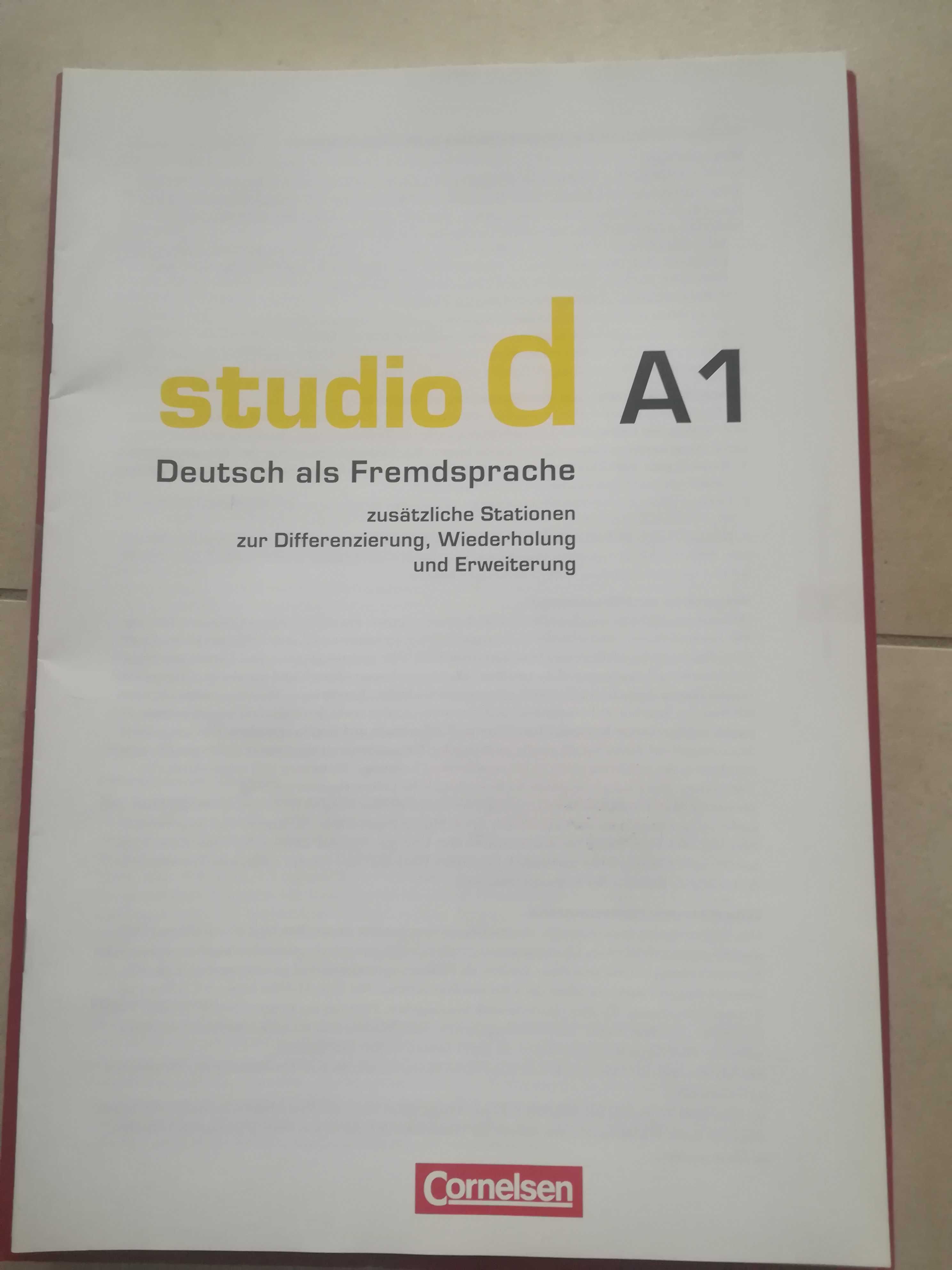 STUDIO D A1 Podręcznik z ćwiczeniami + CD jęz. niemiecki