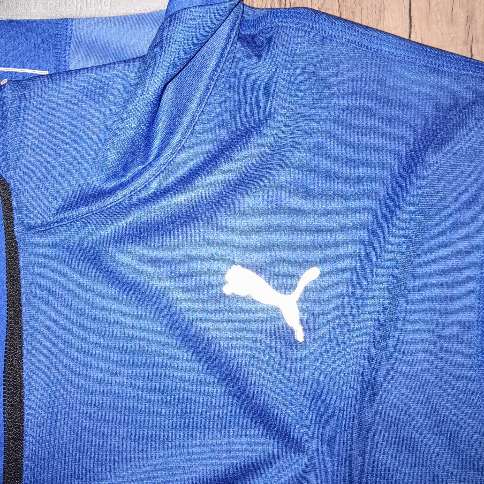 Niebieska techniczna bluza Puma L running