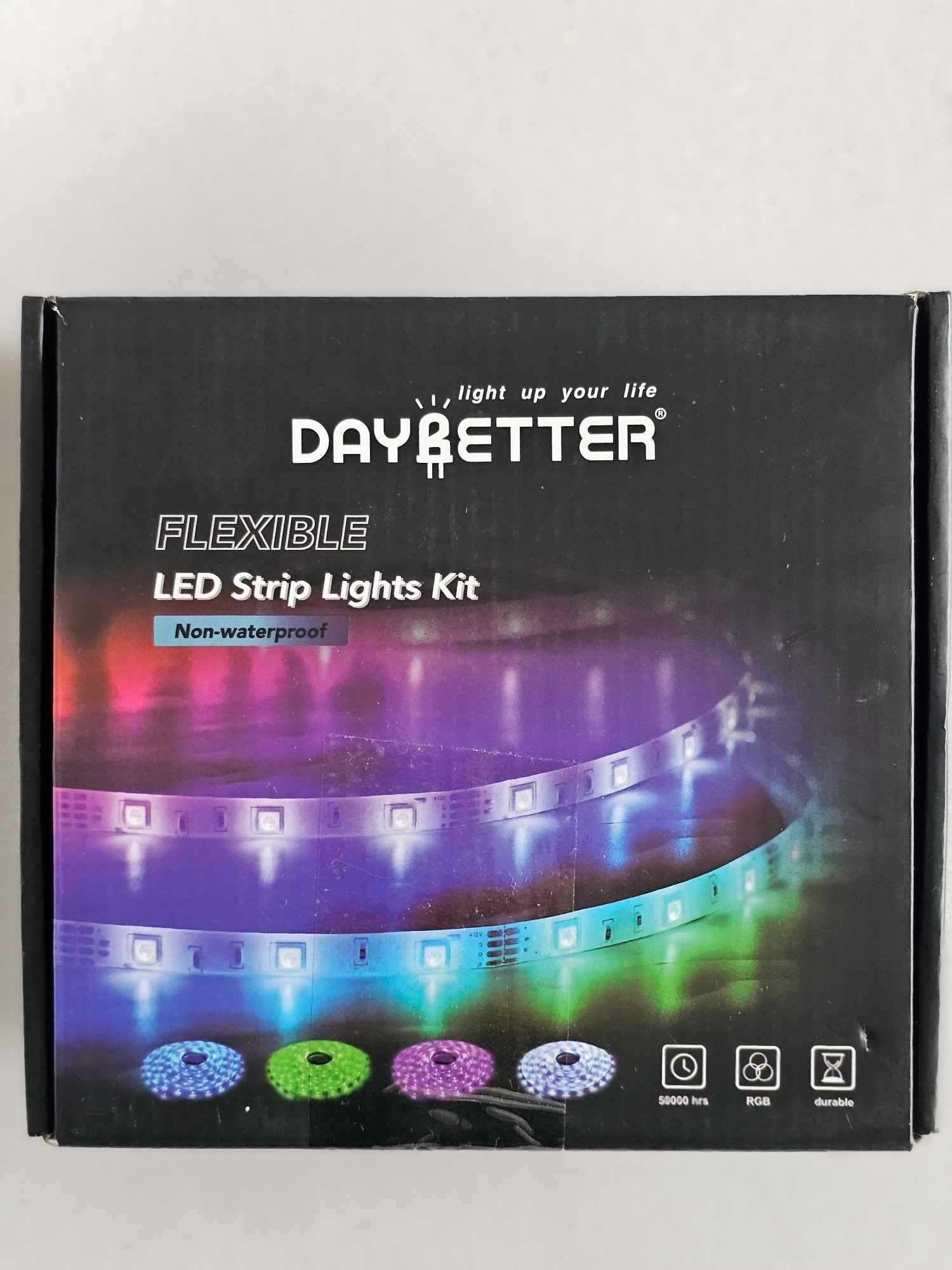 DAYBETTER Taśma LED RGB 20m (2 x 10m)  z pilotem