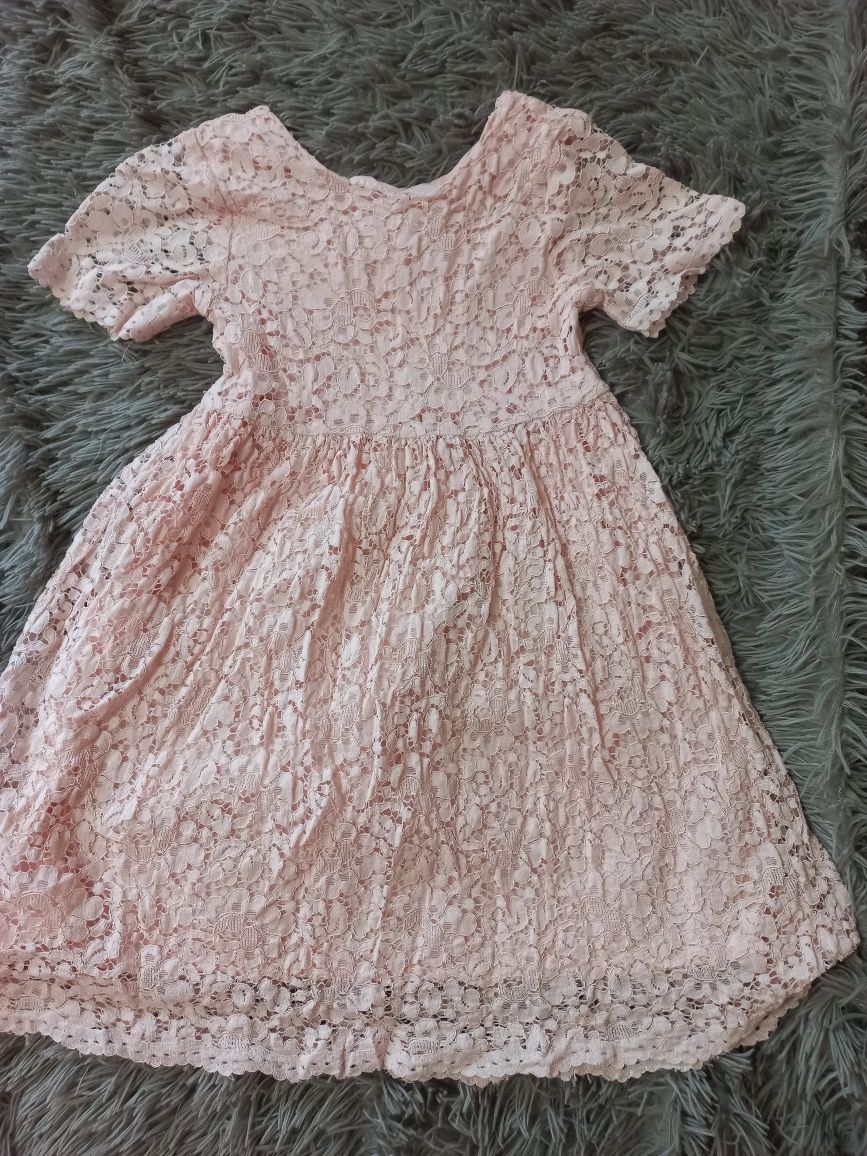Рожеве святкове плаття 5-6 років