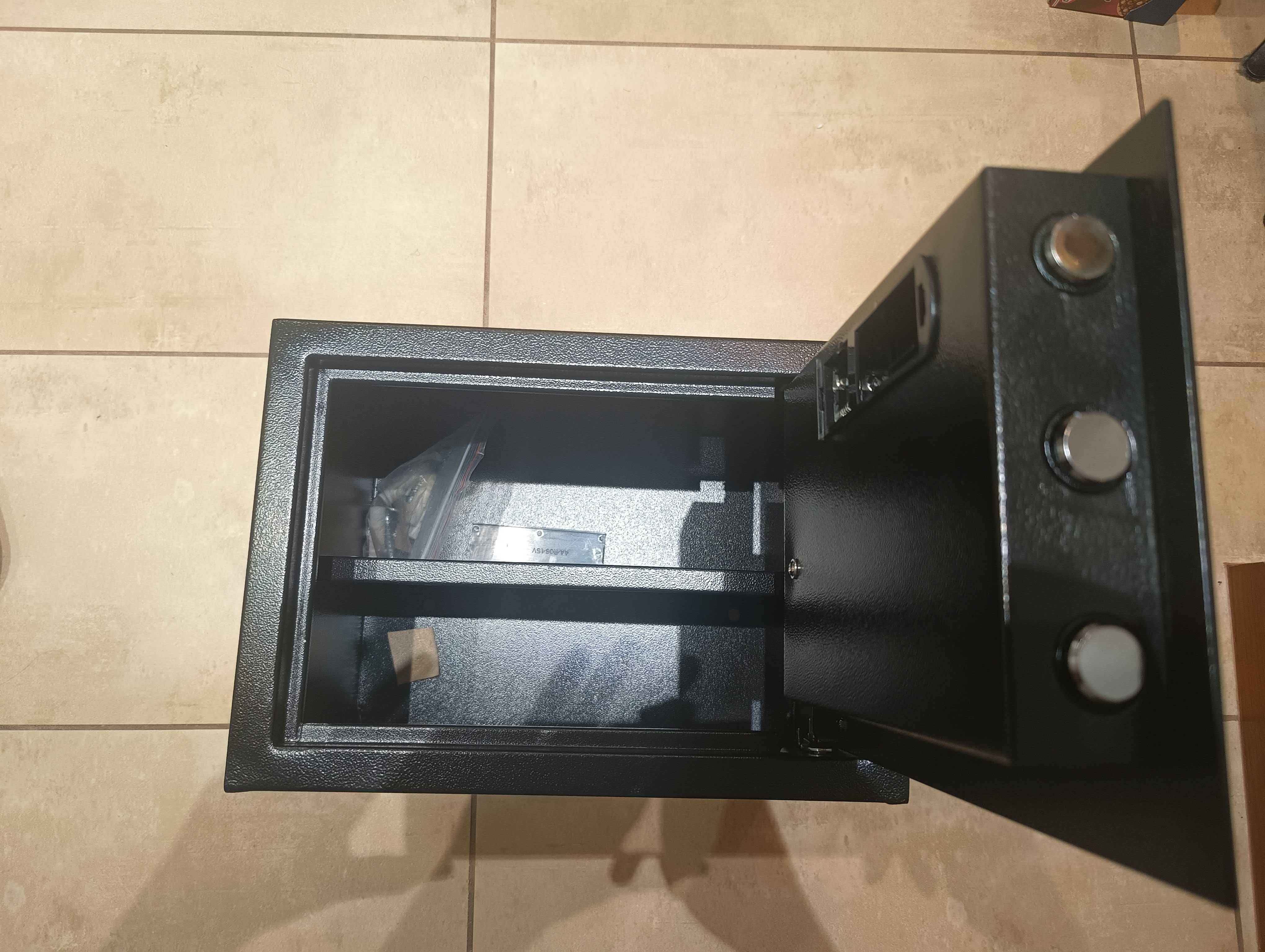 Sejf 30 l, ognioodporny do domu, elektryczny sejf 31x37x 30cm NOWY