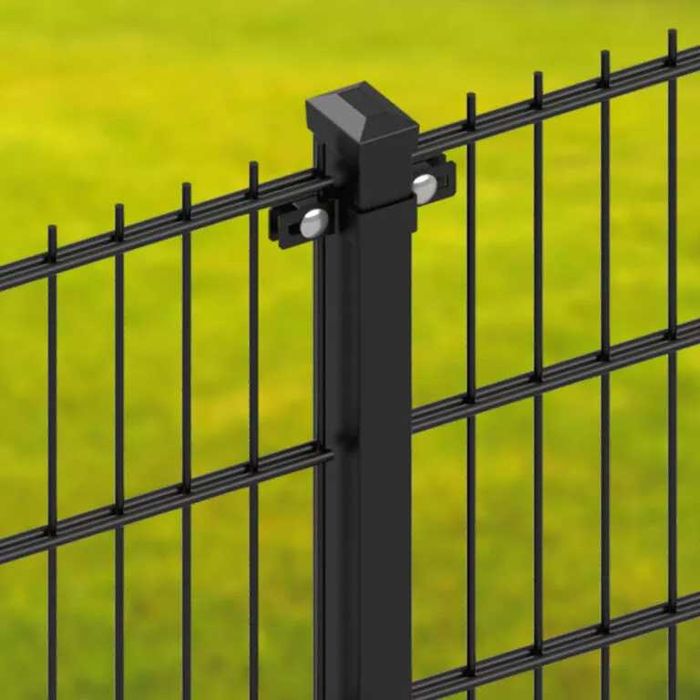 Ogrodzenie panelowe 143cm 2d 6/5/6mm słupki obejmy Wysyłka