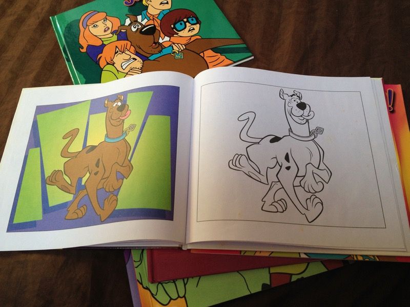 Scooby-Doo! - Caixa de Livros para Colorir